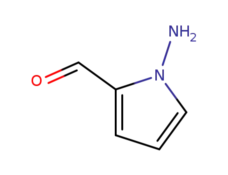 Molecular Structure of 874112-78-4 (1H-Pyrrole-2-carboxaldehyde,1-amino-(9CI))