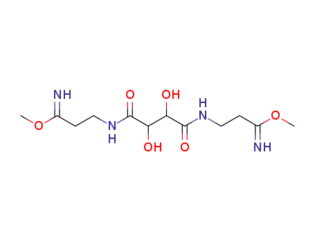 Molecular Structure of 80186-82-9 (dimethyl-3,8-diaza-4,7-dioxo-5,6-dihydroxydecanbis(imidate))