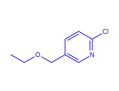 Molecular Structure of 871829-50-4 (2-chloro-5-(ethoxymethyl)pyridine)