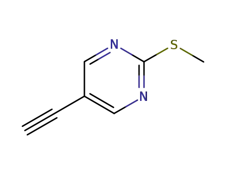 Pyrimidine, 5-ethynyl-2-(methylthio)- (9CI)