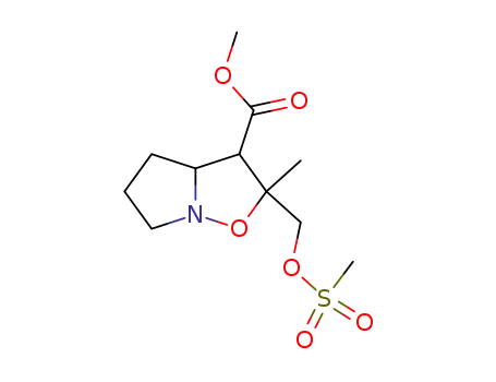 3-(Methylsulfonyloxymethyl)-3-methyl-4-methoxycarbonyl-2-oxa-1-azabicyclo<3.3.0>octan