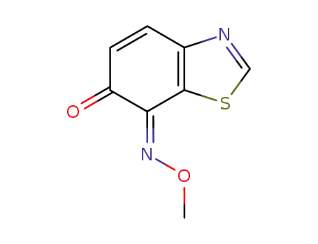 Molecular Structure of 79885-17-9 (6,7-Benzothiazoledione,7-(O-methyloxime),(Z)-(9CI))