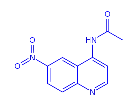 Molecular Structure of 872826-84-1 (4-ACETAMIDO-6-NITRO-QUINOLINE)