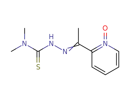Molecular Structure of 87587-01-7 ((E)-2-[(1E)-1-(1-hydroxypyridin-2(1H)-ylidene)ethyl]-N,N-dimethyldiazenecarbothioamide)