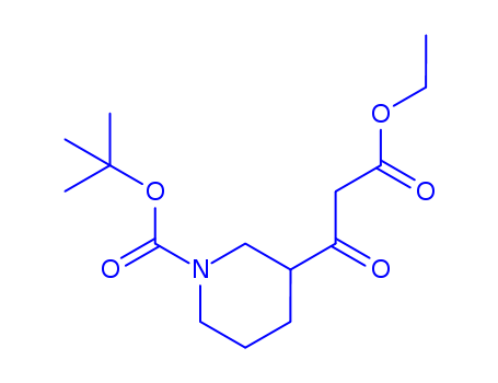 3-(2-ETHOXYCARBONYL-ACETYL)-PIPERIDINE-1-CARBOXYLIC ACID TERT-BUTYL ESTER