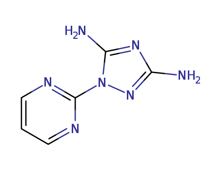 1-pyrimidin-2-yl-1,2,4-triazole-3,5-diamine cas  879-41-4