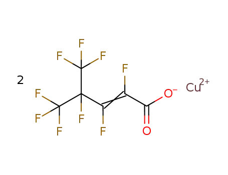 Perfluoro-4-methylpent-2-enoic acid copper salt