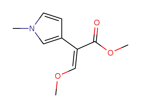 (E)-methyl 3-methoxy-2-(N-methylpyrrol-3-yl)propenoate