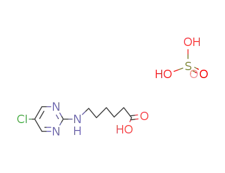 6-(5-chloro-pyrimidin-2-ylamino)-hexanoic acid ; hydrogen sulfate