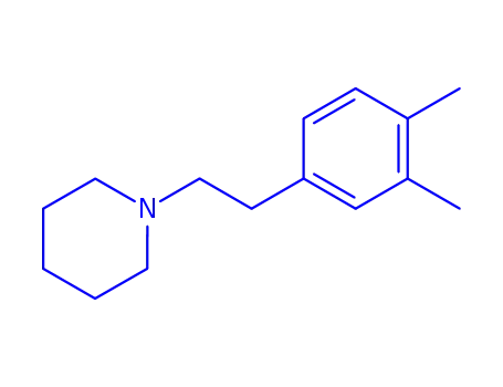 Molecular Structure of 806596-96-3 (Piperidine, 1-[2-(3,4-dimethylphenyl)ethyl]- (9CI))