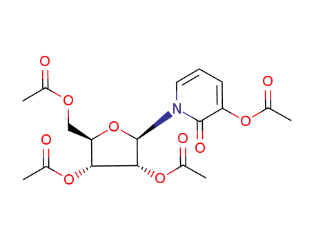 3-(acetyloxy)-1-(2,3,5-tri-O-acetylpentofuranosyl)pyridin-2(1H)-one