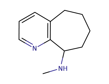 Molecular Structure of 878198-03-9 (6,7,8,9-tetrahydro-N-methyl-5H-cyclohepta[b]pyridin-9-amine)