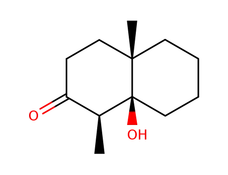 (+/-)-3,4,4aα,5,6,7,8aα-octahydro-8aα-hydroxy-1α,4aα-dimethyl-2(1H)-naphthalenone