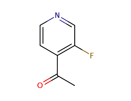 Molecular Structure of 87674-21-3 (Ethanone, 1-(3-fluoro-4-pyridinyl)- (9CI))