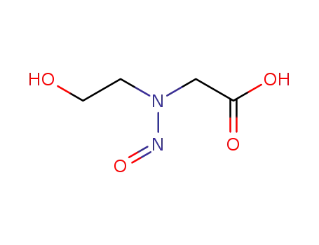Molecular Structure of 80556-89-4 (N-(2-hydroxyethyl)-N-carboxymethylnitrosamine)