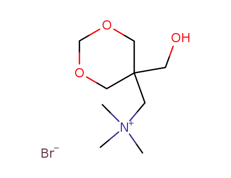 ((5-(Hydroxymethyl)-m-dioxan-5-yl)methyl)trimethylammonium bromide