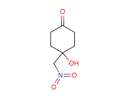Molecular Structure of 87875-48-7 (4-Hydroxy-4-(nitromethyl)cyclohexanone)