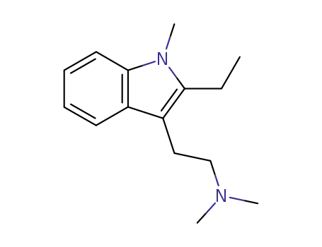 Molecular Structure of 733677-94-6 (1H-Indole-3-ethanamine,2-ethyl-N,N,1-trimethyl-(9CI))
