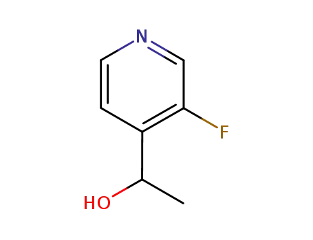 Molecular Structure of 87674-15-5 (1-(3-Fluoro-pyridin-4-yl)-ethanol)