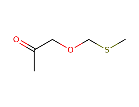 Molecular Structure of 87829-44-5 (2-Propanone, 1-[(methylthio)methoxy]- (9CI))