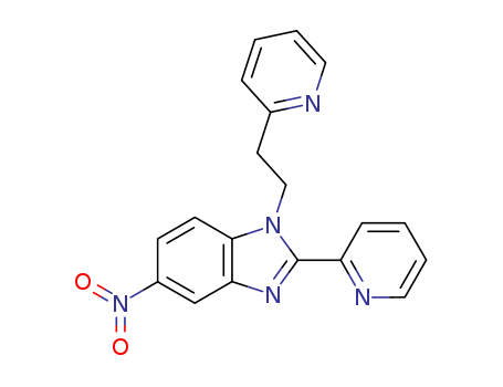 5-nitro-2-pyridin-2-yl-1-(2-pyridin-2-ylethyl)benzoimidazole cas  80477-84-5