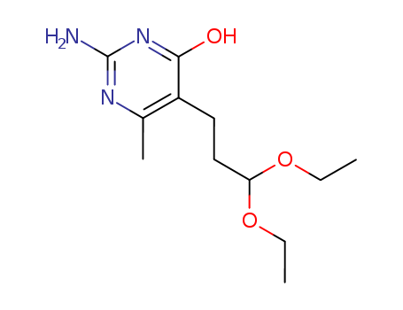 4(3H)-Pyrimidinone,2-amino-5-(3,3-diethoxypropyl)-6-methyl- cas  88618-25-1