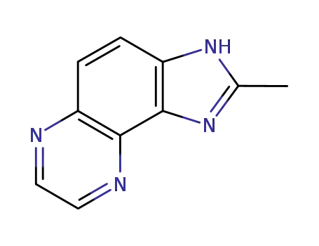 1H-Imidazo[4,5-f]quinoxaline,2-methyl-(9CI)