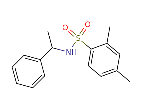 Molecular Structure of 66898-14-4 (2,4-Dimethyl-N-(1-phenyl-ethyl)-benzenesulfonamide)