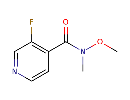 3-fluoro-N-methyl-N-(methyloxy)-4-pyridinecarboxamide