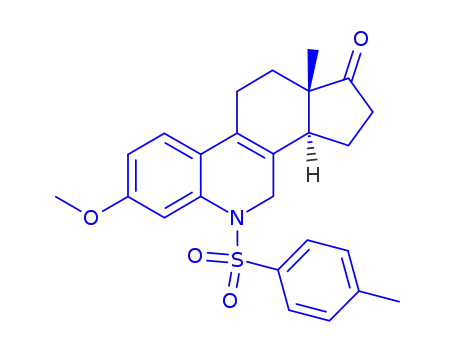 7-methoxy-11a-methyl-5-[(4-methylphenyl)sulfonyl]-2,3,3a,4,5,10,11,11a-octahydro-1H-cyclopenta[i]phenanthridin-1-one