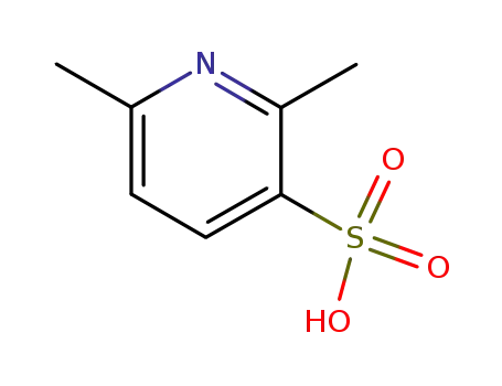 Molecular Structure of 87655-41-2 (2,6-Dimethylpyridine-3-sulfonic acid)