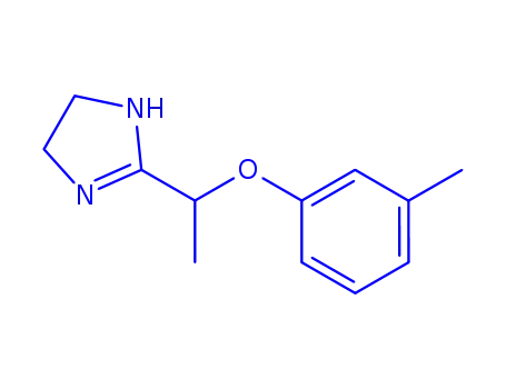 Molecular Structure of 803618-05-5 (2-Imidazoline,2-[1-(m-tolyloxy)ethyl]-(8CI))