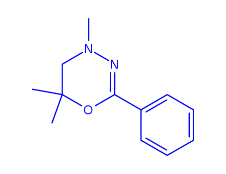 Molecular Structure of 802017-07-8 (4H-1,3,4-Oxadiazine,5,6-dihydro-4,6,6-trimethyl-2-phenyl-(8CI))