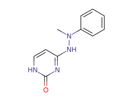 Molecular Structure of 87775-67-5 (6-(2-methyl-2-phenylhydrazinyl)pyrimidin-2(1H)-one)