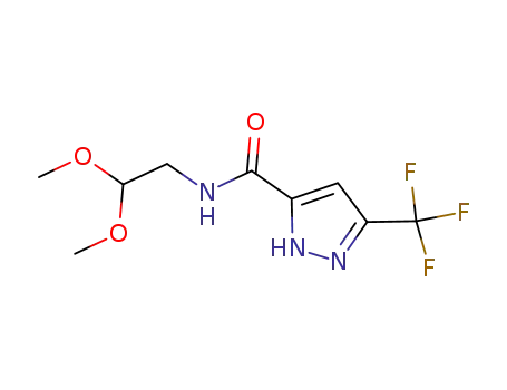 3-(TRIFLUOROMETHYL)-N-(2,2-DIMETHOXYETHYL)-1H-PYRAZOLE-5-CARBOXAMIDE