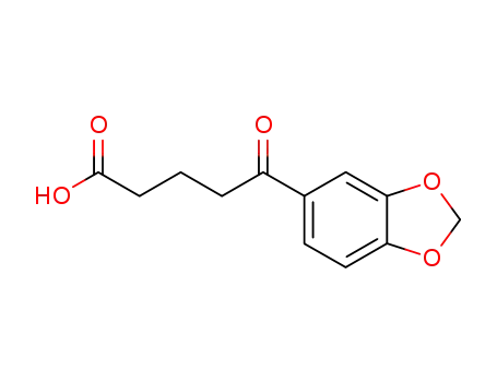 Molecular Structure of 87961-41-9 (5-[3,4-(METHYLENEDIOXY)PHENYL]-5-OXOVALERIC ACID)