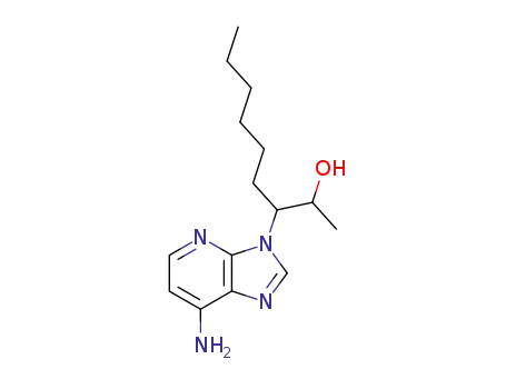 Molecular Structure of 87871-08-7 (9-(2-hydroxy-3-nonyl)-1-deazaadenine)