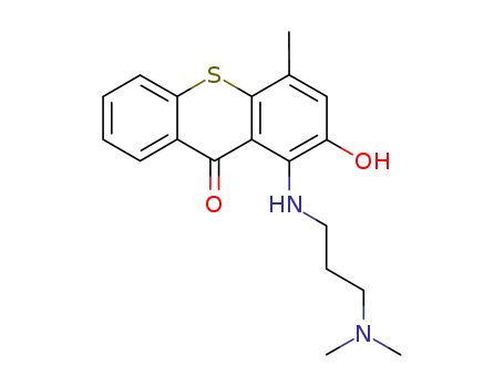 1-(3-dimethylaminopropylamino)-2-hydroxy-4-methyl-thioxanthen-9-one cas  80568-60-1