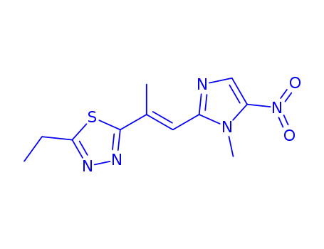 Molecular Structure of 80680-05-3 (Tivanidazole)
