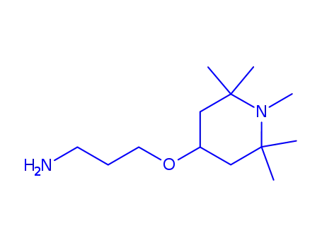 Molecular Structure of 803638-09-7 (1-Propanamine,3-[(1,2,2,6,6-pentamethyl-4-piperidinyl)oxy]-(9CI))