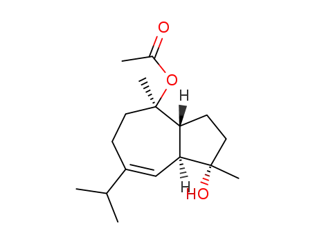 (-)-10α-acetoxy-4β-hydroxy-1αH,5βH-guaia-6-ene