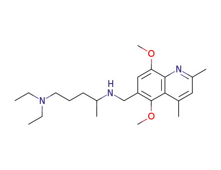 6-((4-Diethylamino-1-methylbutyl)aminomethyl)-5,8-dimethoxy-2,4-dimethylquinoline