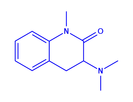 Molecular Structure of 801972-63-4 (Carbostyril, 3-(dimethylamino)-3,4-dihydro-1-methyl- (8CI))