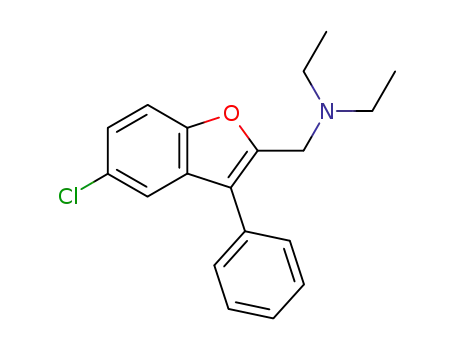 BENZOFURAN, 5-CHLORO-2-(DIETHYLAMINOMETHYL)-3-PHENYL-