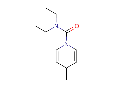 Molecular Structure of 87672-91-1 (N,N-diethyl-4-methylpyridine-1(4H)-carboxamide)