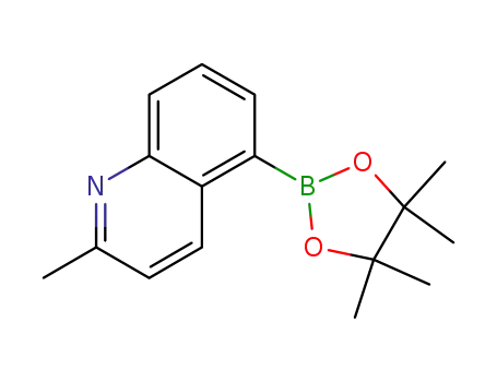 2-methyl-5-(4,4,5,5-tetramethyl-1,3,2-dioxaborolan-2-yl)quinoline