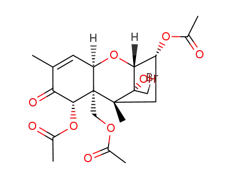 3α,7α,15-triacetoxy-13-bromo-12-hydroxytrichothec-7-en-8-one