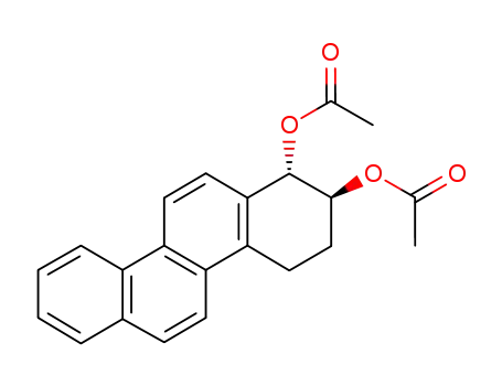 Molecular Structure of 80433-91-6 ((1S,2S)-1,2,3,4-tetrahydrochrysene-1,2-diyl diacetate)