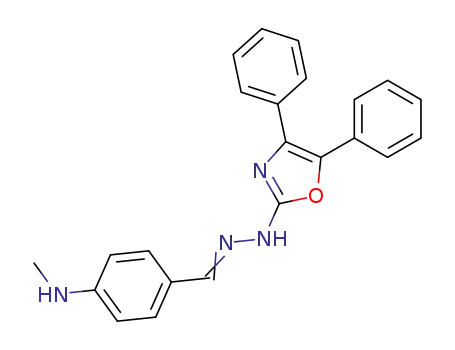 Benzaldehyde,4-(methylamino)-,(4,5- diphenyl-2-oxazolyl)hydrazone 
