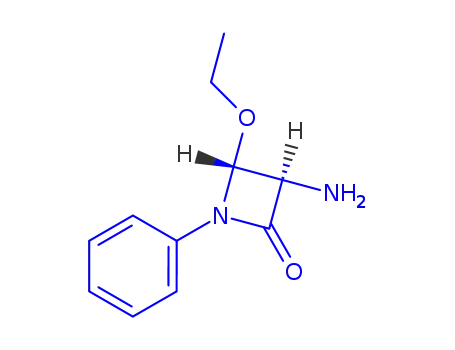 Molecular Structure of 802839-28-7 (2-Azetidinone,3-amino-4-ethoxy-1-phenyl-(8CI))